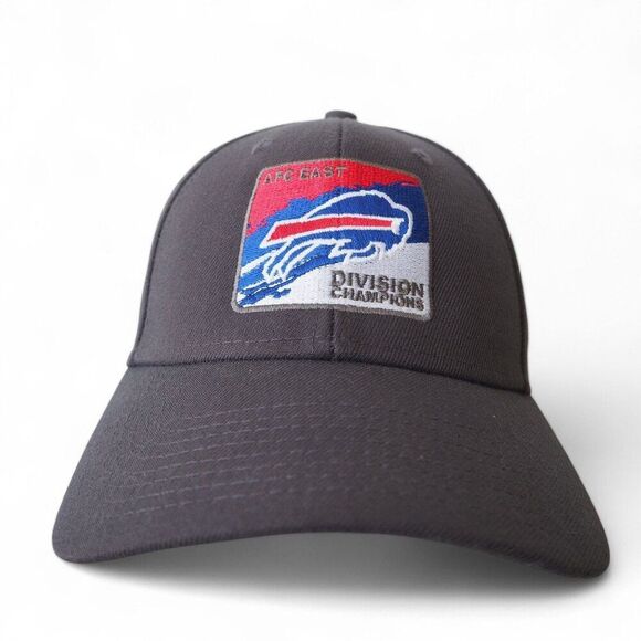 New Era 9Forty Buffalo Bills AFC East Division Champions Strapback Hat OS - Picture 1 of 7
